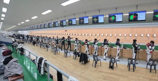 사격 국가대표 후보선수단, 경북 포항서 합숙훈련 구슬땀