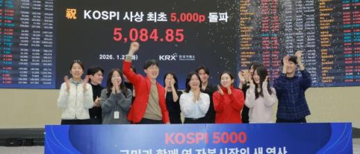 Seoul bourse ranks 8th in global market cap rank, up 2 notches from Dec