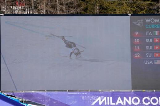 [2026 밀라노] 스키스타 린지 본, 부상 투혼 출전했지만…활강 중 추락