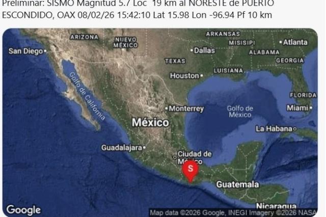 사진멕시코 국립지진청 엑스