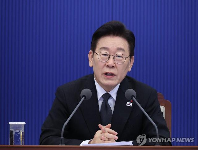 이재명 대통령이 지난달 29일 청와대에서 열린 수석보좌관회의에서 발언하고 있는 모습이다 사진연합뉴스