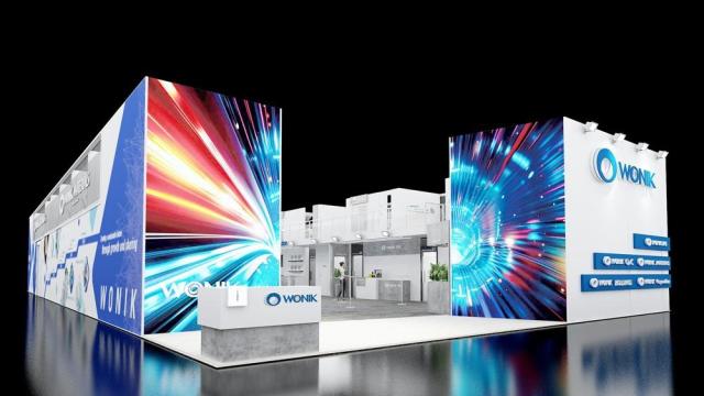 원익 세미콘 코리아SEMICON Korea 2026 부스 전경정면 사진원익