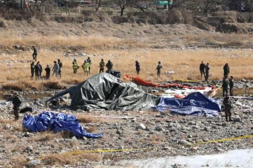 Military helicopter crashes in Gapyeong, killing two crew members
