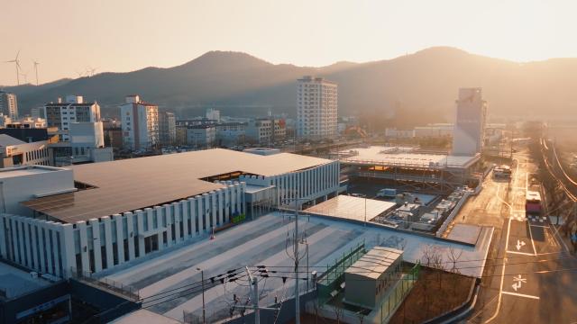 경북 영덕시장 재건축 후 전경 사진경상북도