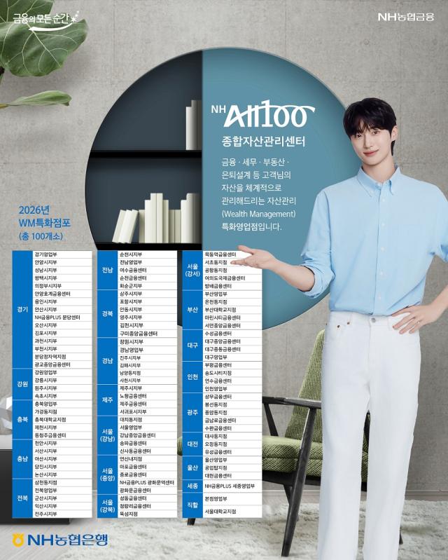 농협은행 WM특화점포 100개로 확대…지역 밀착형 자산관리서비스 강화 사진농협은행
