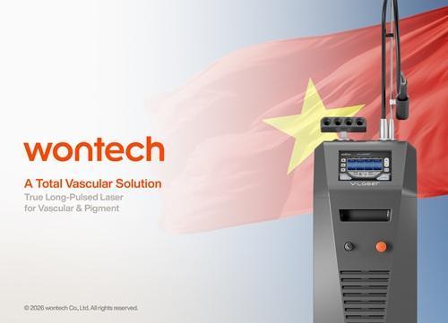 Wontech được cấp phép cho thiết bị y tế V-Laser tại Việt Nam