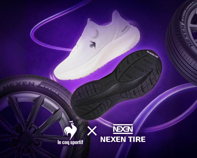 넥센타이어가 르꼬끄와 협업해 출시한 러닝화 올데이 제로