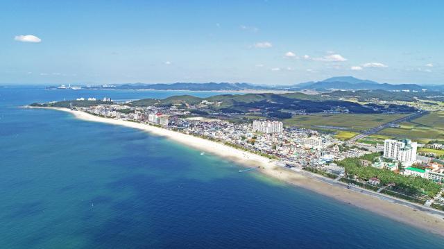 대천해수욕장 전경사진보령시