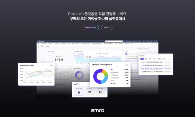 엠로 홈페이지 리뉴얼 오픈 사진엠로