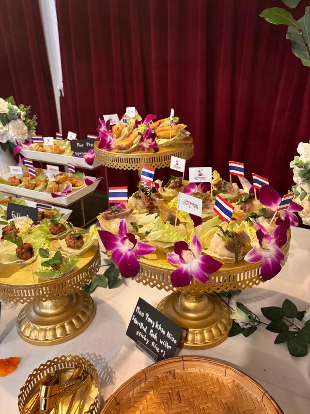 Assorted Thai dishes presented during a press briefing at Thai restaurant “Nangraai” in Seoul on February 11. AJP Ryu Yuna