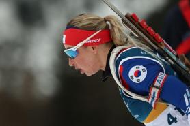 South Korea’s Abakumova Places 63rd in Women’s 15km Biathlon at Milan-Cortina Games