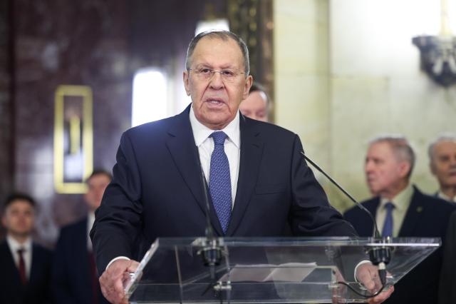 세르게이 라브로프 러시아 외무장관 사진타스연합뉴스