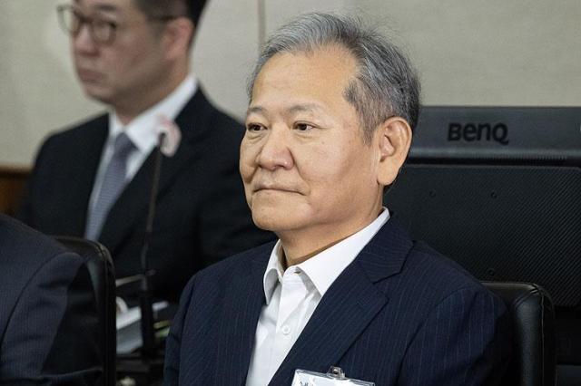 공판 출석한 이상민 전 장관 사진연합뉴스