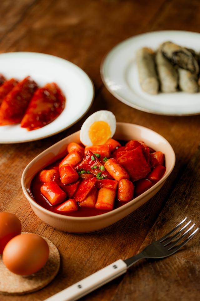 금미옥 떡볶이와 무침만두 김말이 사진금미옥