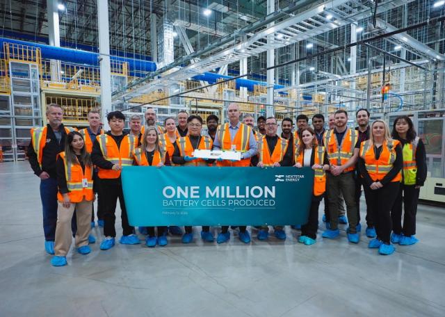 LG에너지솔루션 캐나다 생산법인 넥스트스타 에너지가 백만 셀 생산을 달성했다