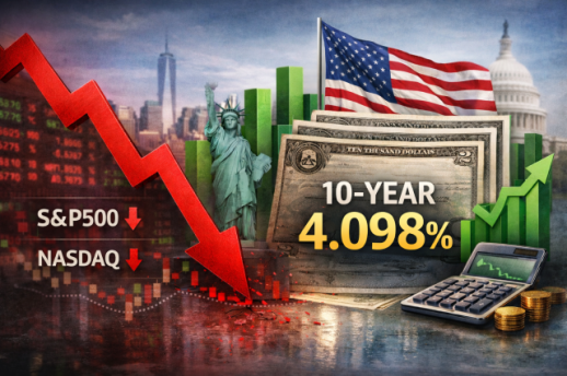 증시 급락에 美 국채로 몰린 자금...10년물 금리 올해 최저치