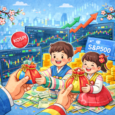 세뱃돈, 저축 대신 주식으로 굴린다… '명절 재테크' 바람