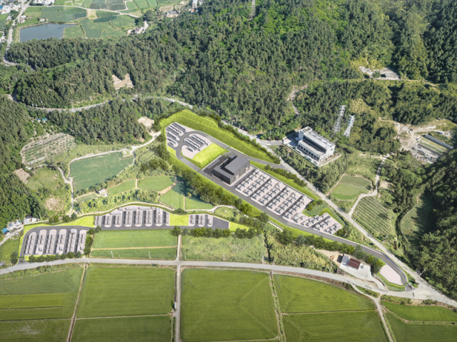 ‘2025년 제2차 ESS 중앙계약시장 경쟁입찰’에서 우선협상대상자로 선정된 진도 사업 조감도사진남부발전