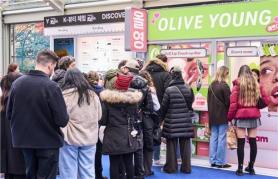 Olive Young draws crowds at Milano Olympics Korea House with K-beauty booth