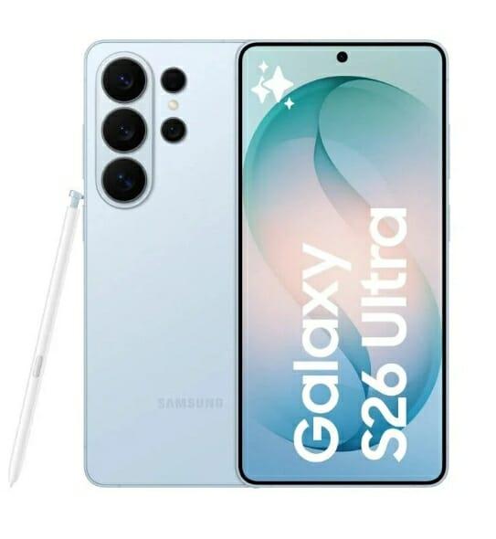 갤럭시S26 울트라 스카이 블루 모델 렌더링 사진에반 블라스 evleaks