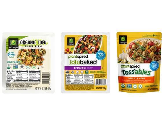  풀무원USA가 미국에서 판매 중인 두부 대표 제품 왼쪽부터 하이 프로테인 두부 시즈닝 두부 토핑용 두부 사진풀무원