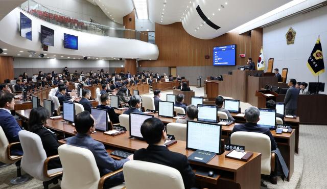 제364회 임시회 1차 본회의장 모습사진충남도의회