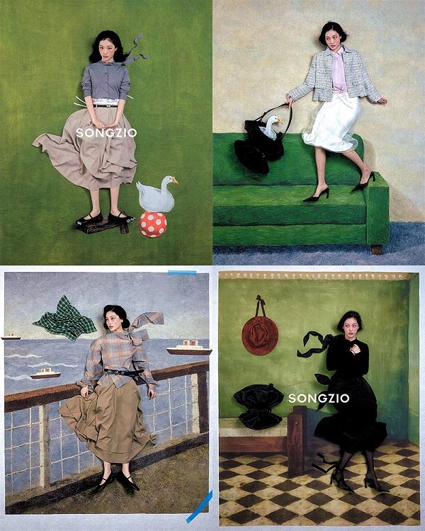 배우 최희진이 함께 한 송지오 우먼26SS 화보 사진송지오