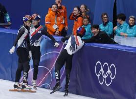 South Korea wins silver in men’s 5,000-meter relay in Milan-Cortina short track
