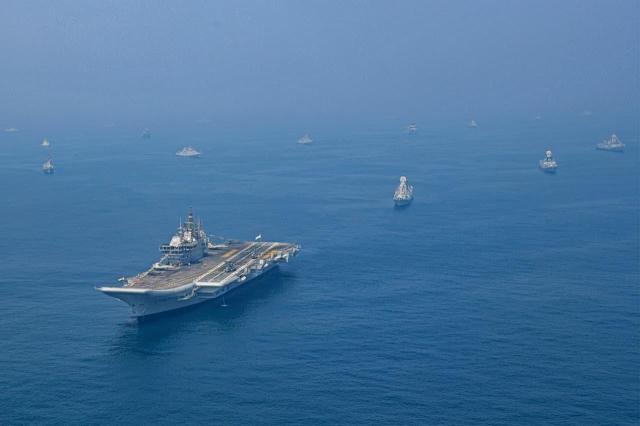 Indias indigenous aircraft carrier is seen Courtesy of Ministry of Defense Government of India
