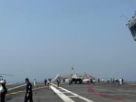 Aboard Indias Indigenous Aircraft Carrier INS Vikrant