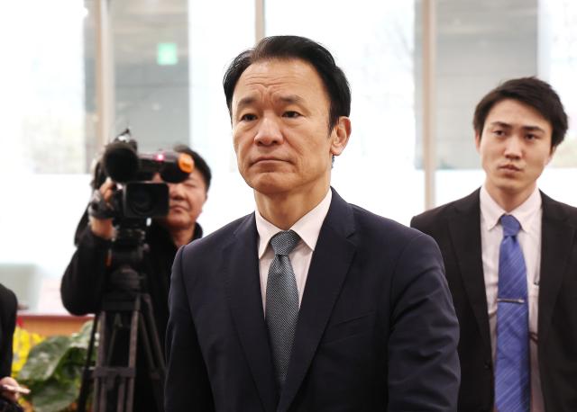 일본 시마네현이 다케시마의 날 행사를 강행하기로 한 것 등과 관련해 마쓰오 히로타카 주한일본대사관 총괄공사가 22일 서울 종로구 외교부 청사로 초치되고 있다사진연합뉴스