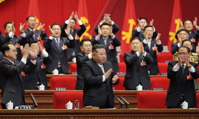 Kim Jong-un unanimously re-elected to lead North Koreas Workers Party