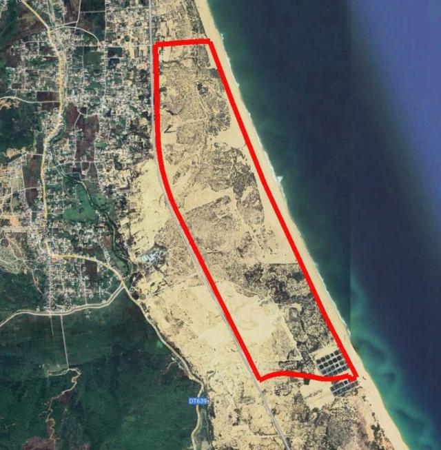 Vị trí khu vực thực hiện dự án văn hóa thể dục thể thao vui chơi giải trí du lịch ven biển Cát Tiến ẢnhTỉnh Gia Lai