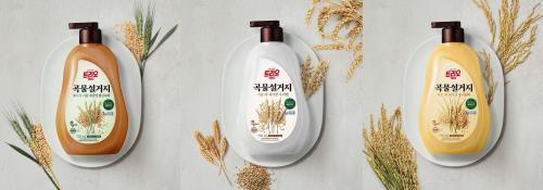 트리오 곡물설거지 주방세제 제품 이미지 사진애경산업