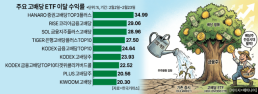 3차상법개정·벚꽃배당에 고배당 ETF 독주…2월 수익률 최고 35%