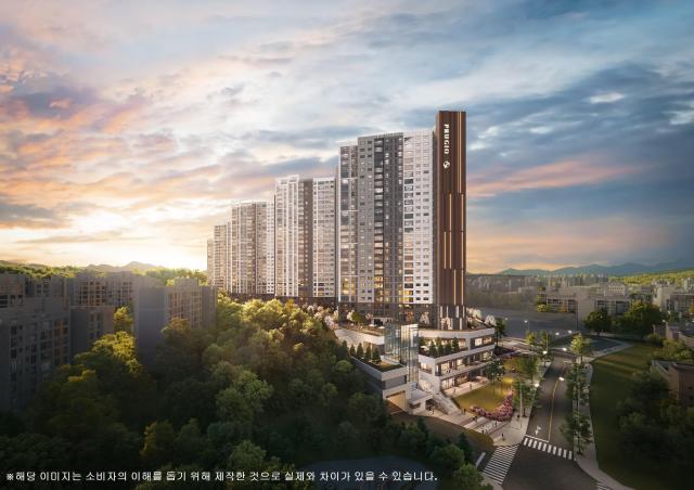 탑석 푸르지오 파크7 석경투시도 사진대우건설