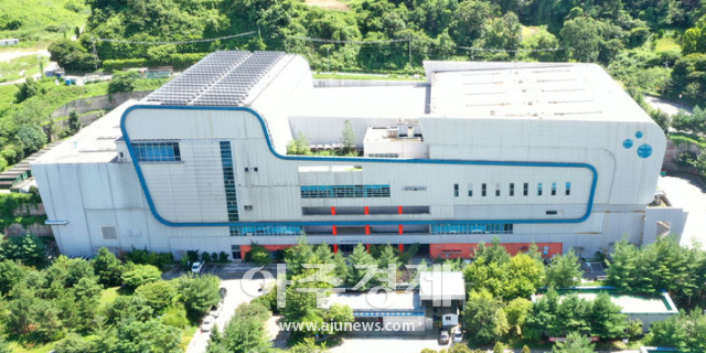 하늘에서 본 광주 SRF 모습 사진광주시