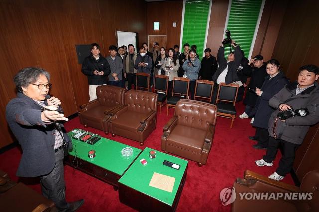 문체부는 복원된 옛 전남도청의 모습을 24일 언론에 공개했다 오는 5월 정식 개관할 예정이다 사진연합뉴스 