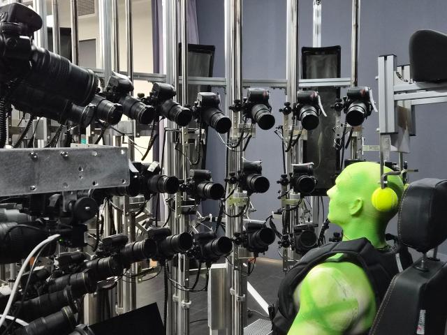 경기도 과천시 펄어비스 본사에 있는 페이셜 스캔 부스사진백서현 기자