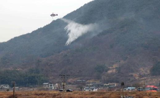 Wildfire in Miryang contained after 20-hour battle
