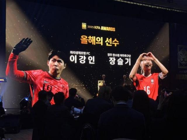 Lee Kang-in Named KFA Men’s Player of the Year, Beating Son Heung-min for First Win