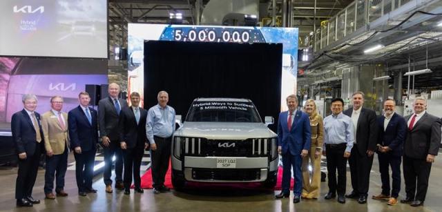 Kias Georgia plant tops 5 Million vehicles in cumulative production