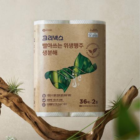 유한킴벌리 크리넥스 빨아쓰는 생분해 위생행주 유한킴벌리