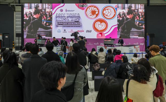 The 2026 Seoul Cafe  Bakery Fair Season 1 is underway at SETEC in Gangnam District Seoul on Feb 25 2026 AJP Yoo Na-hyun