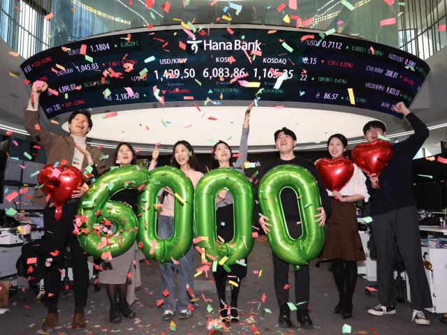 KOSPI进入6000点时代