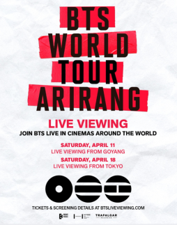 [BTS光化門D-23] 「BTS WORLD TOUR 『ARIRANG』」3公演のライブビューイング… 先行抽選受付開始