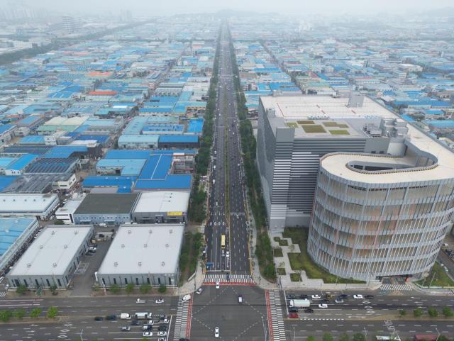 시흥스마트허브 재생사업 공단2대로 정비공사 준공 사진시흥시
