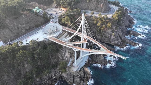 새천년 해안도로 스카이워크 전망대 사진삼척시