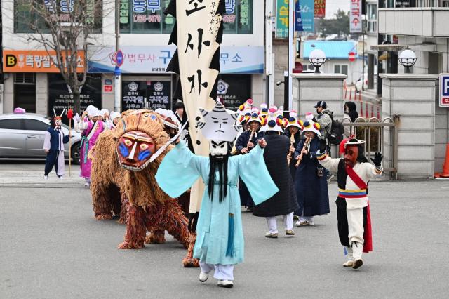 2025년 정월대보름 지신밟기 행사 사진속초시