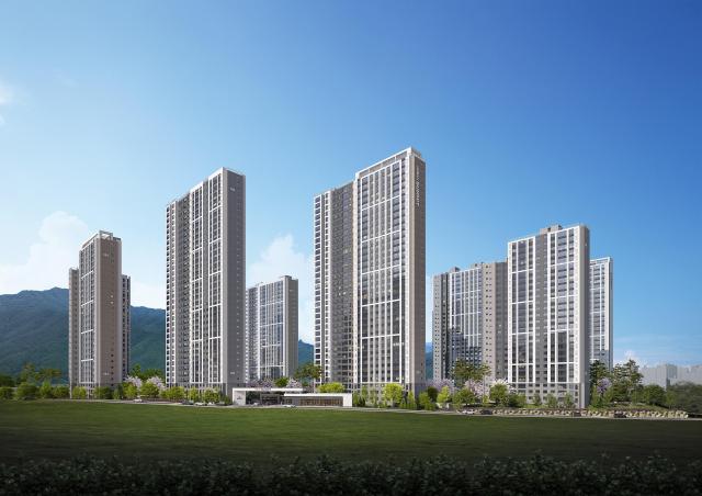  경산 상방공원 호반써밋 1단지 투시도 사진호반건설